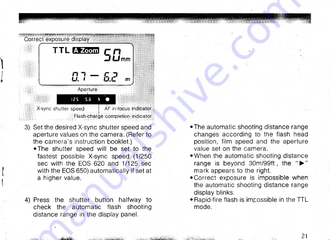 Canon Speedlite 420 EZ Instruction Booklet Download Page 21