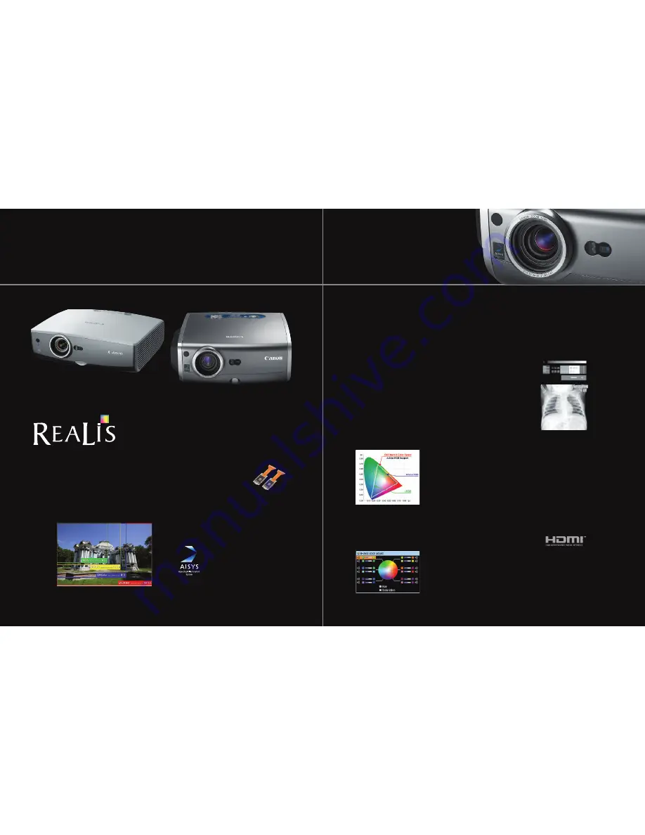 Canon SX60 - REALiS SXGA+ LCOS Projector Скачать руководство пользователя страница 8