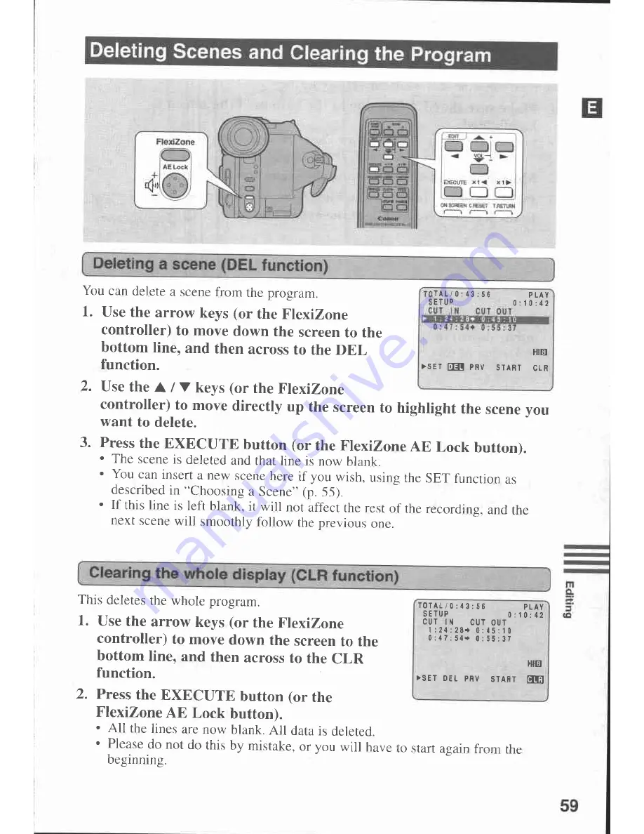 Canon UC-V30 Hi Instruction Manual Download Page 55