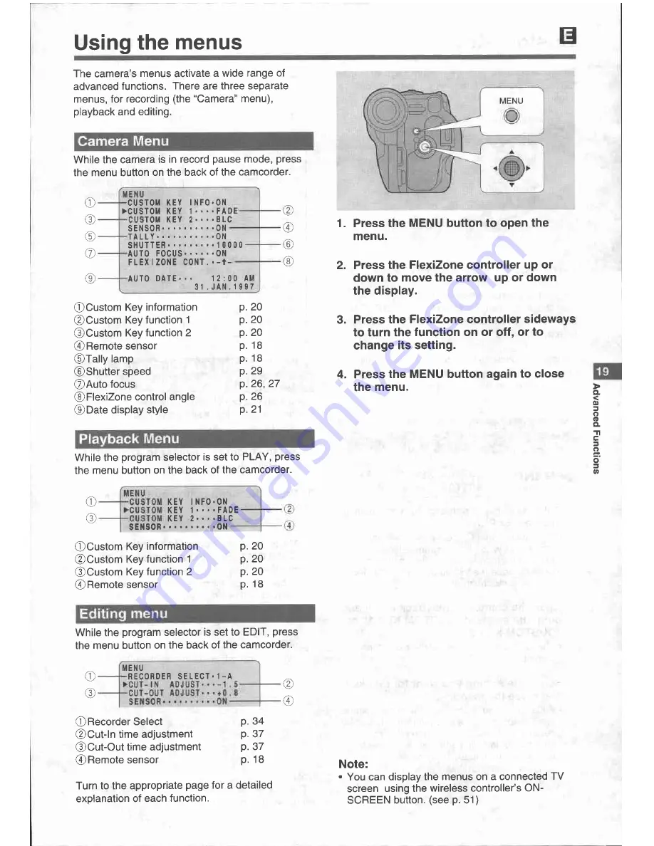 Canon UC X 15 Hi Instruction Manual Download Page 19