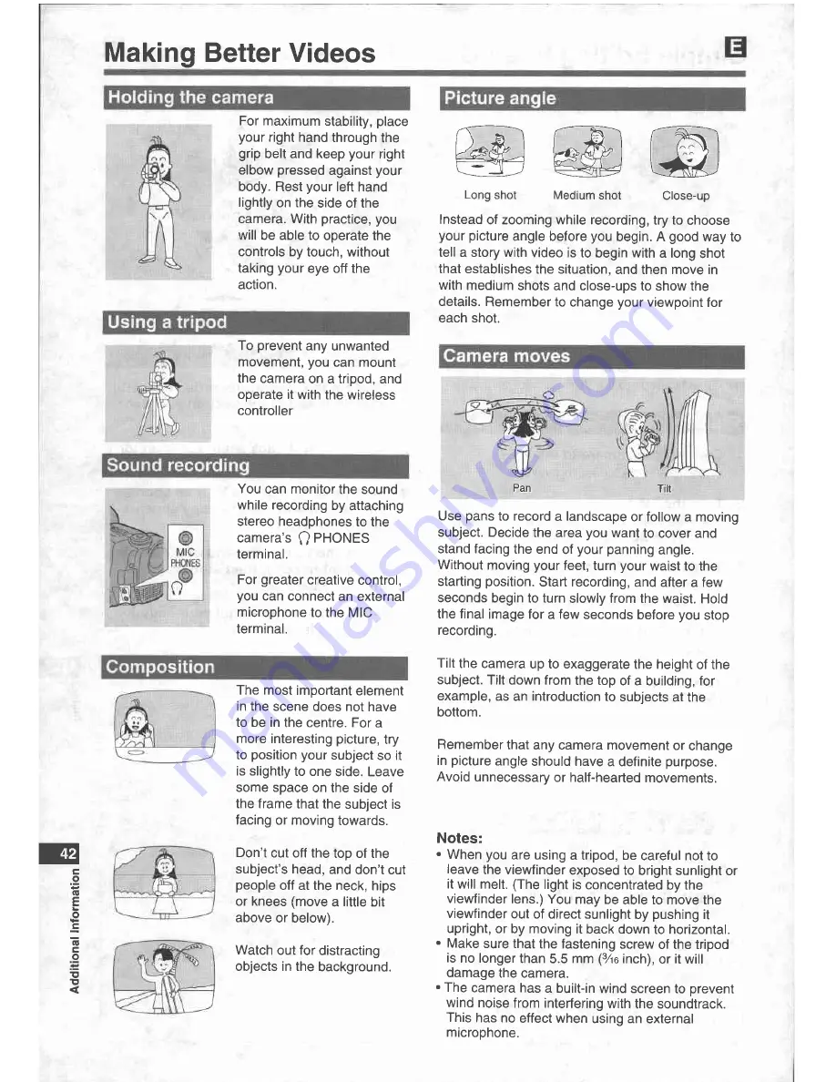 Canon UC X 15 Hi Instruction Manual Download Page 42