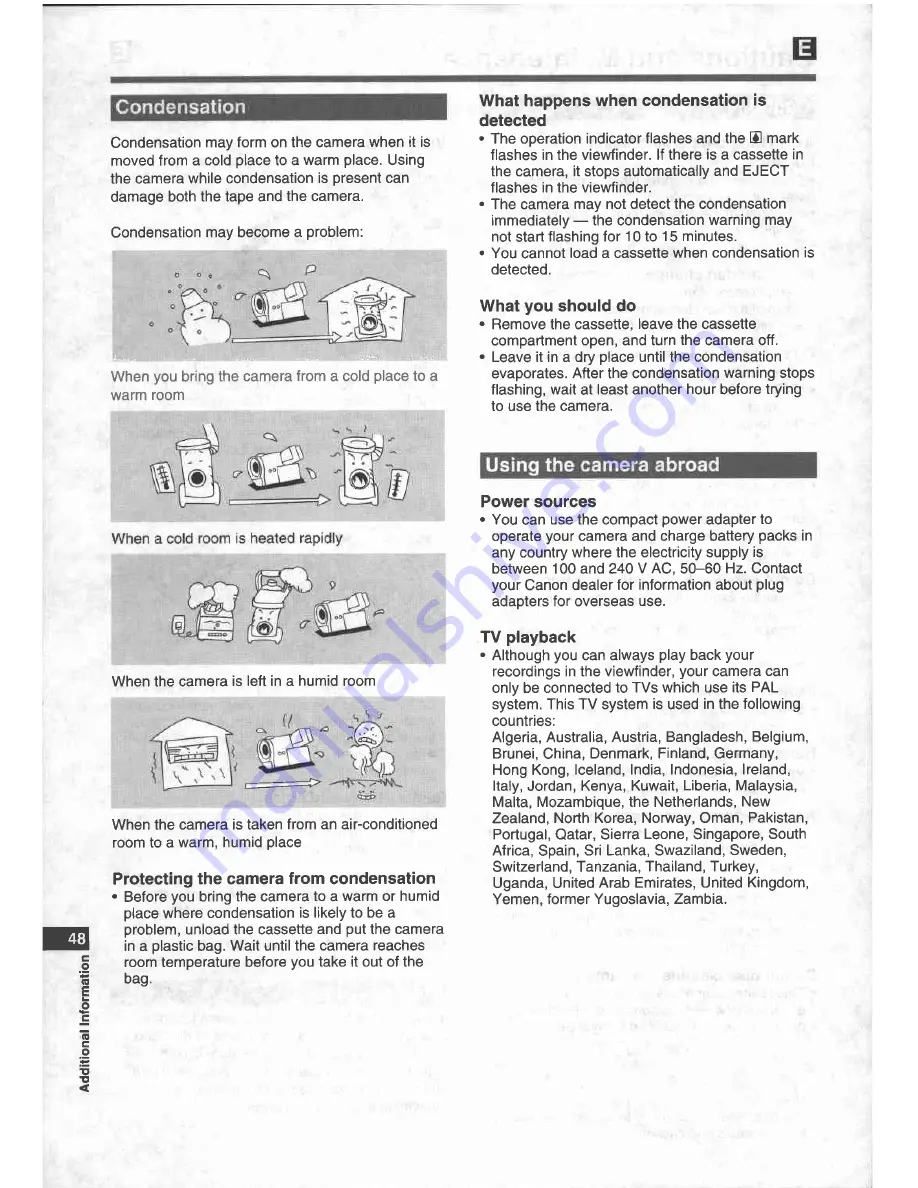 Canon UC X 15 Hi Instruction Manual Download Page 48