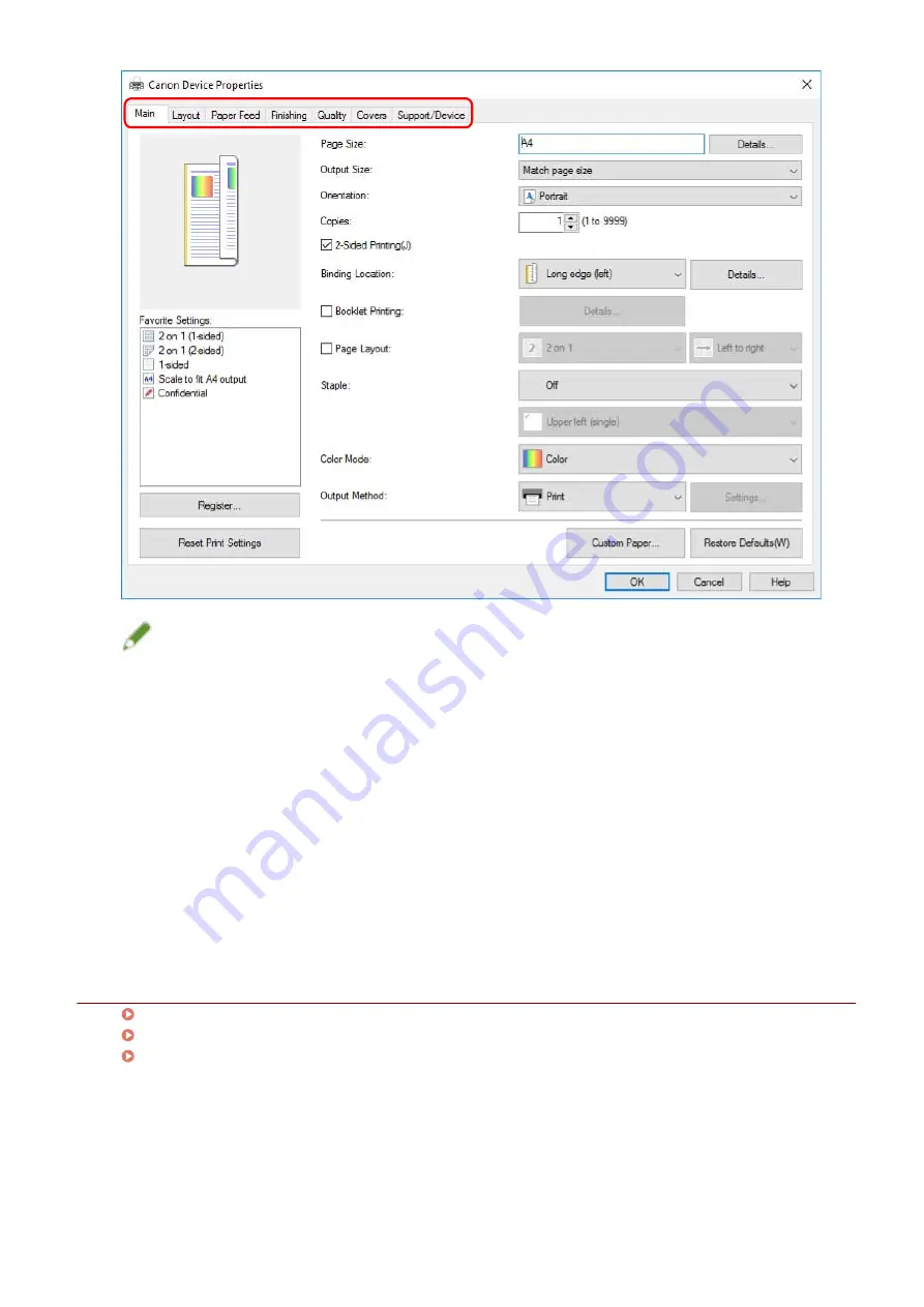 Canon UFR II User Manual Download Page 63