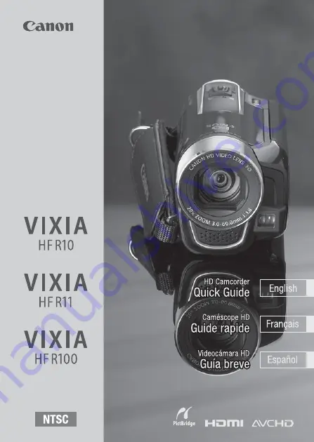 Canon VIXIA HF R10 Pocket Manual Download Page 1