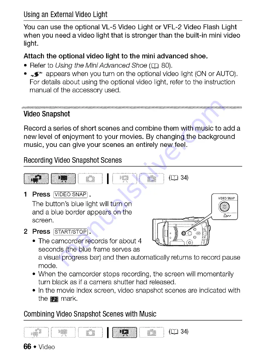 Canon VIXIA HF200 Instruction Manual Download Page 66