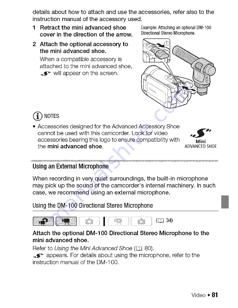 Canon VIXIA HF200 Instruction Manual Download Page 81