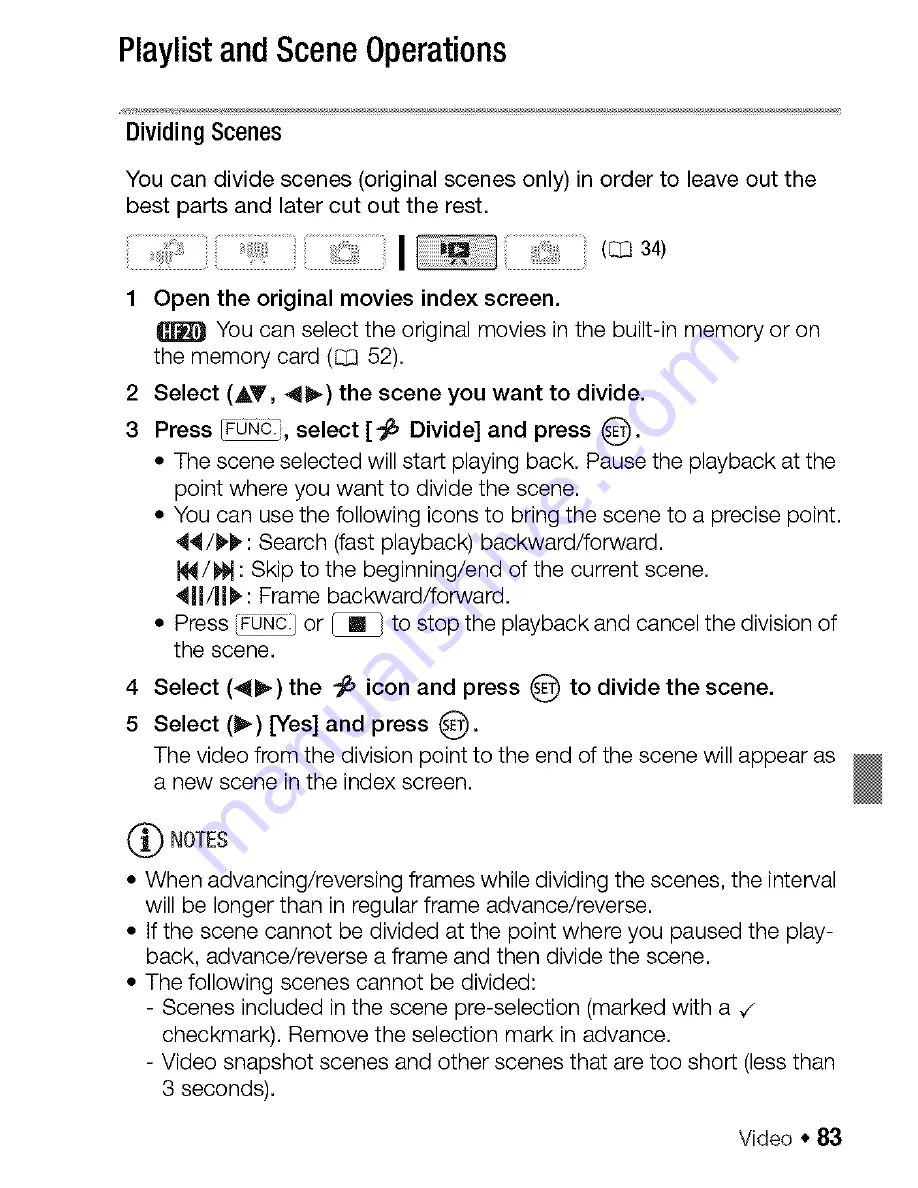 Canon VIXIA HF200 Instruction Manual Download Page 83