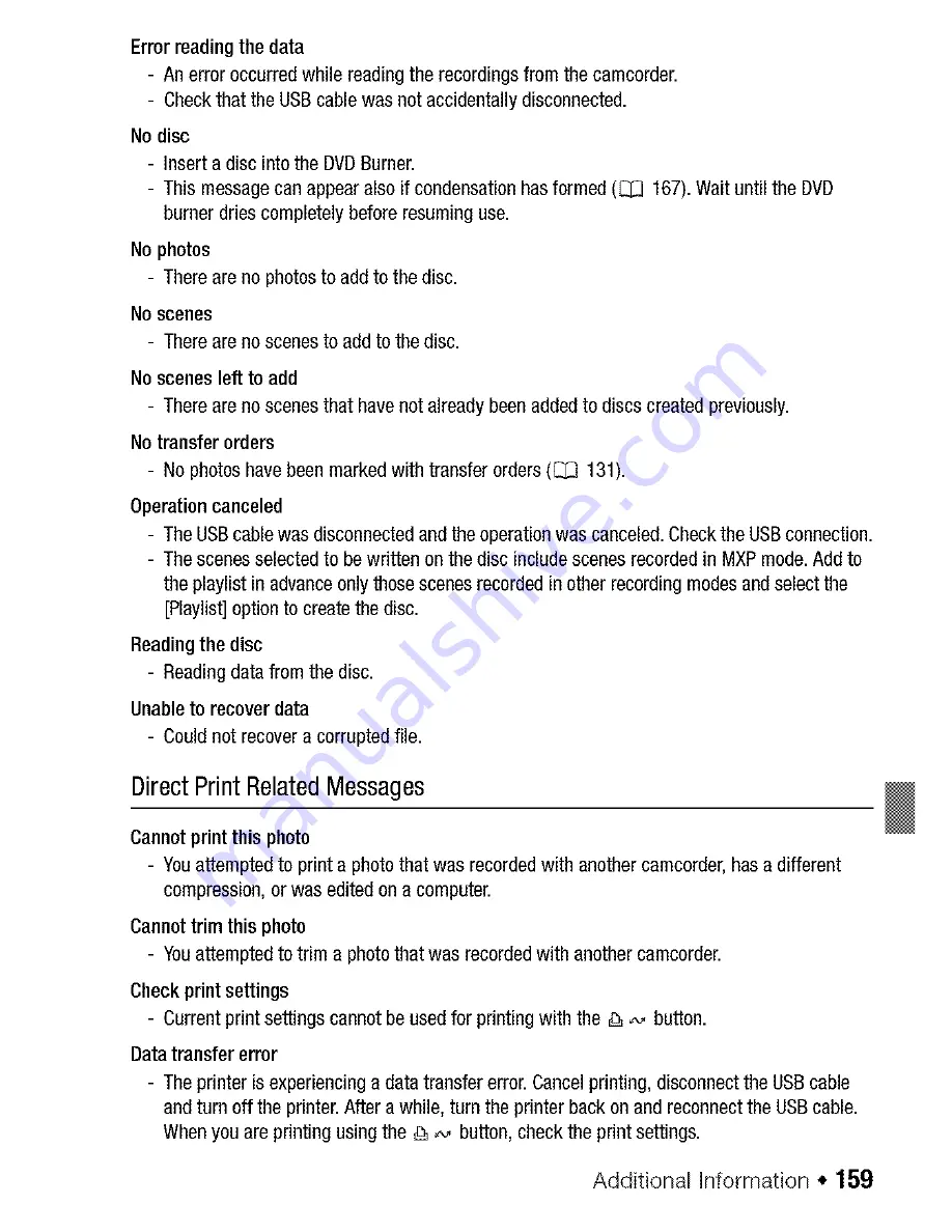 Canon VIXIA HF200 Instruction Manual Download Page 159