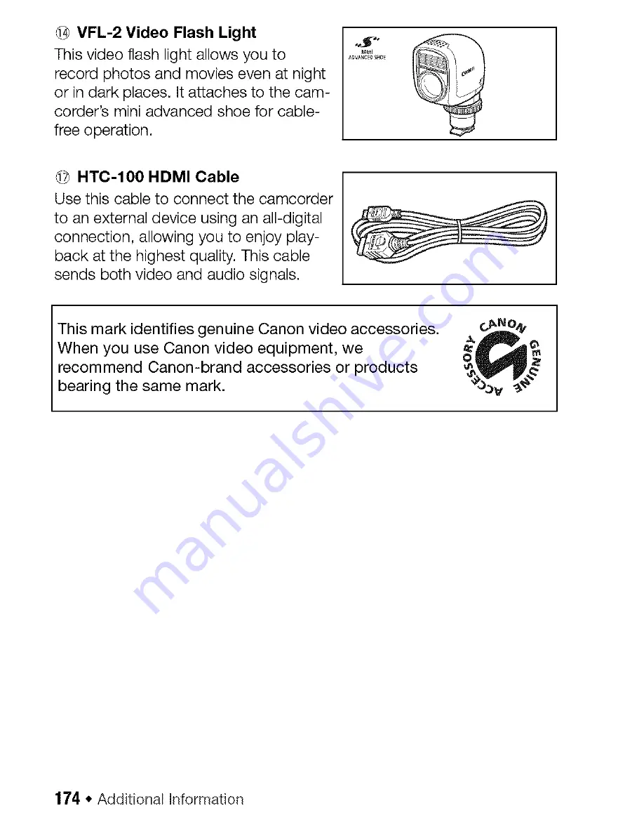 Canon VIXIA HF200 Instruction Manual Download Page 174