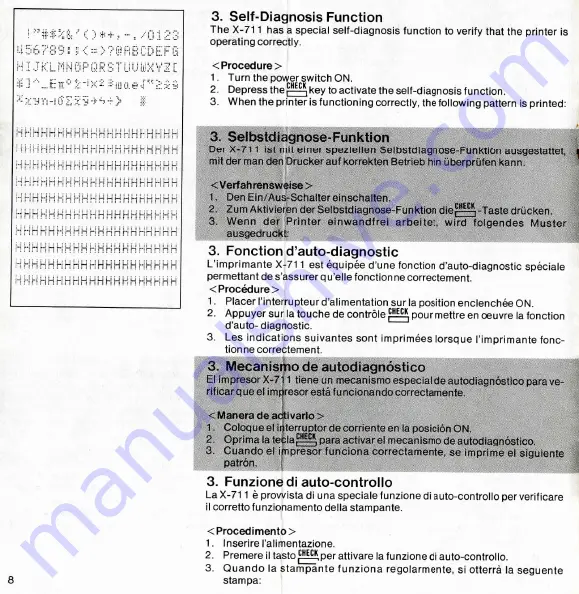 Canon X-711 Instructions Manual Download Page 8