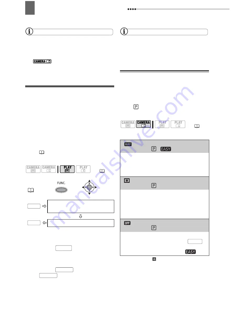 Canon ZR 850 Instruction Manual Download Page 54