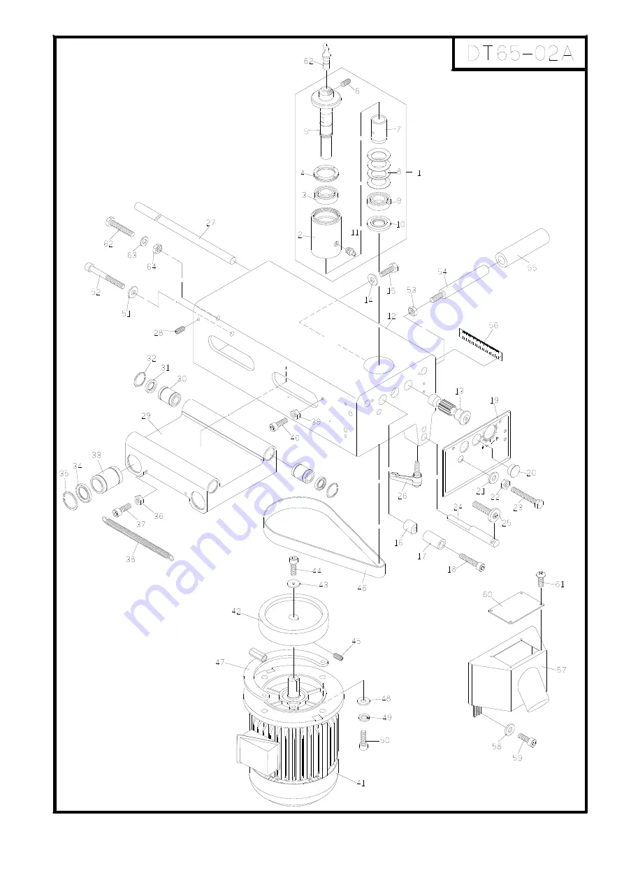 Cantek JDT-65 Operations & Parts Manual Download Page 26