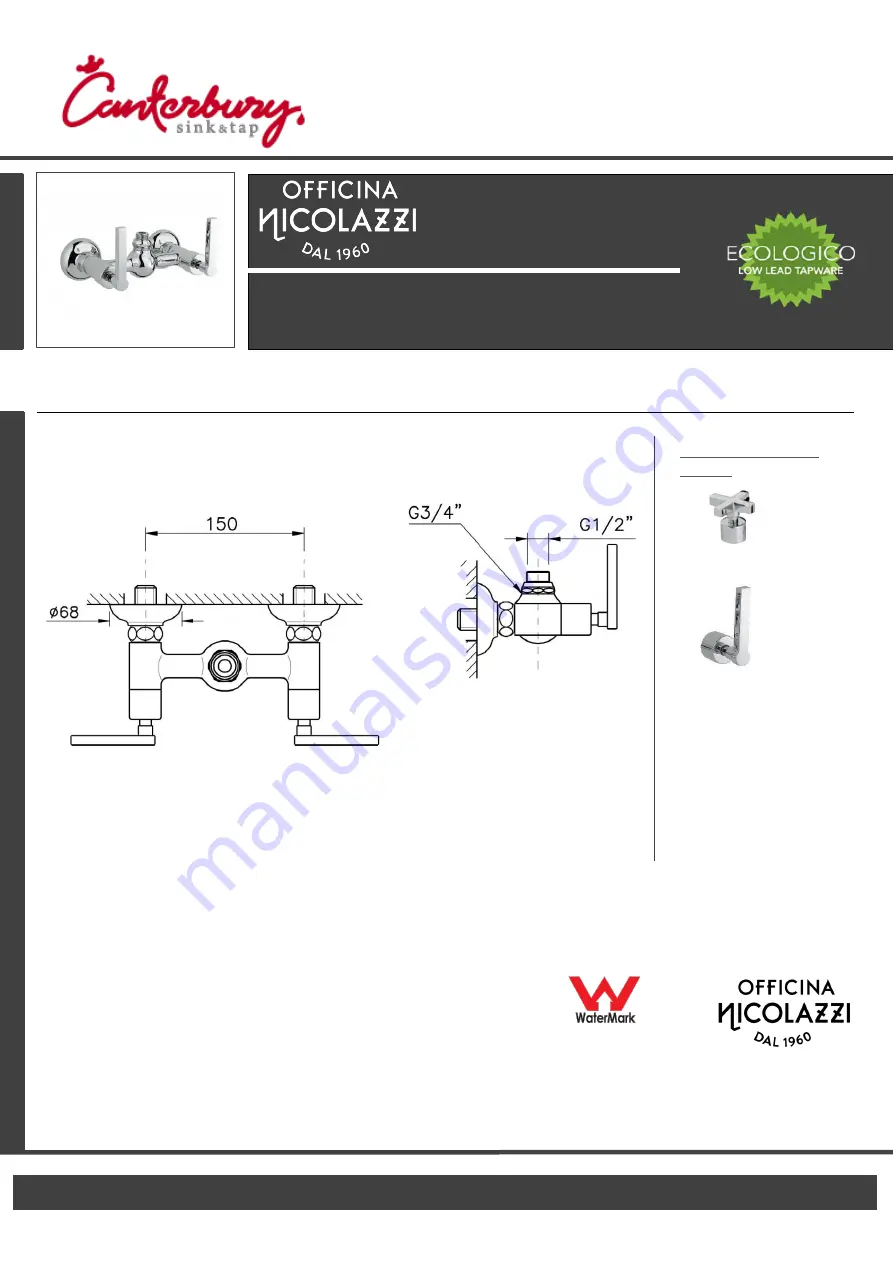 CANTERBURY Z2225-29 Quick Start Manual Download Page 1