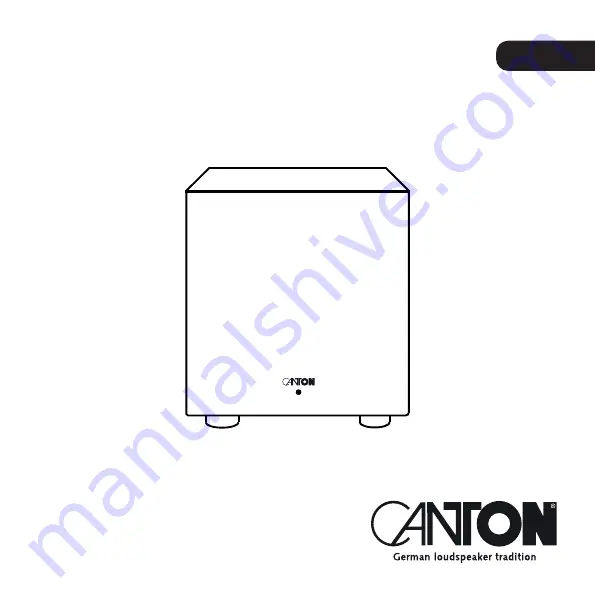 Canton Smart Sub 12 Short Manual Download Page 1