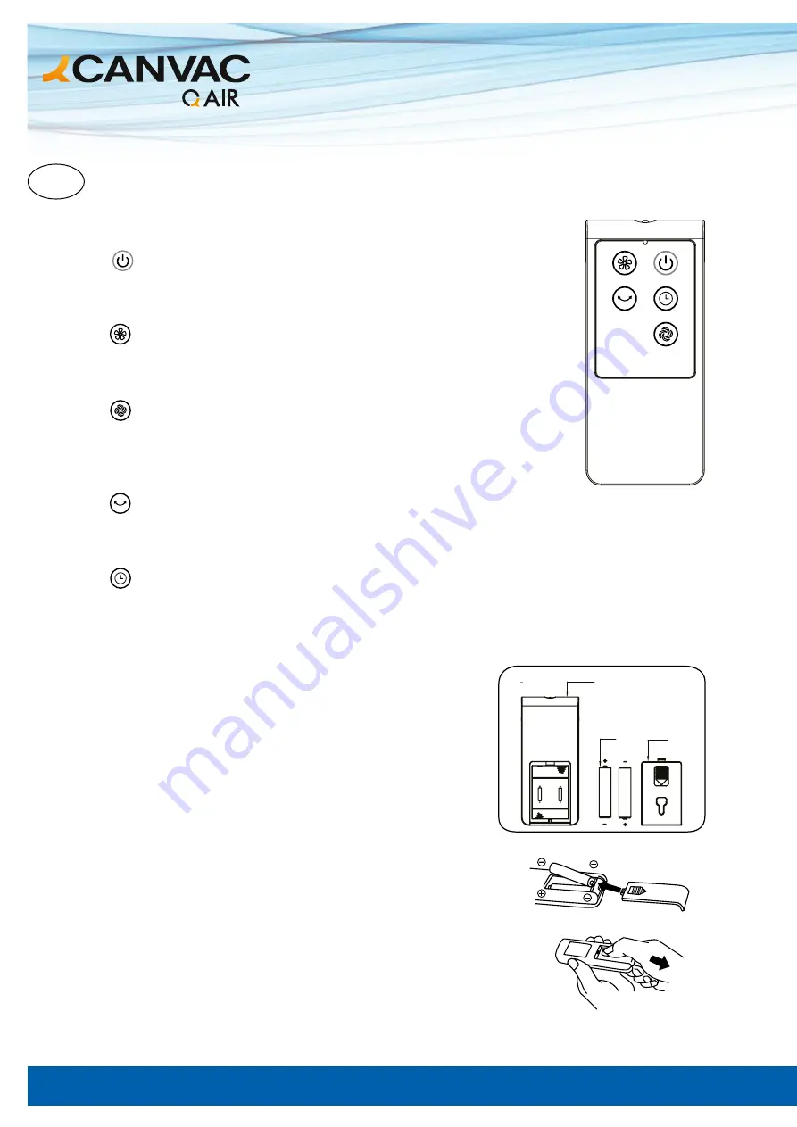 CANVAC Q AIR CPF4360S Скачать руководство пользователя страница 8