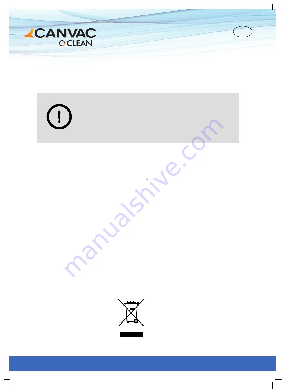 CANVAC Q CLEAN R260 User Manual Download Page 48