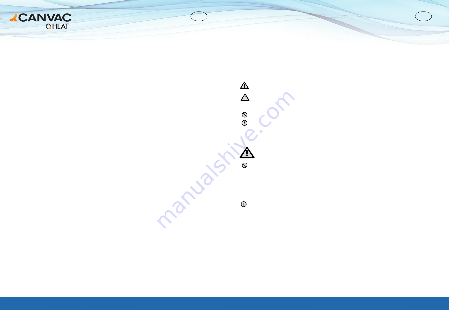 CANVAC Q Heat QHW-S 09 Series Скачать руководство пользователя страница 11