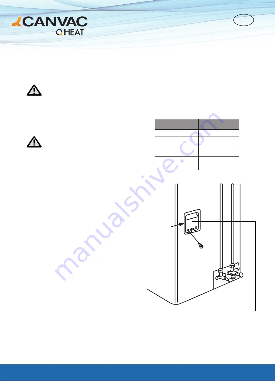 CANVAC QHW-TA09A Installation Manual Download Page 56