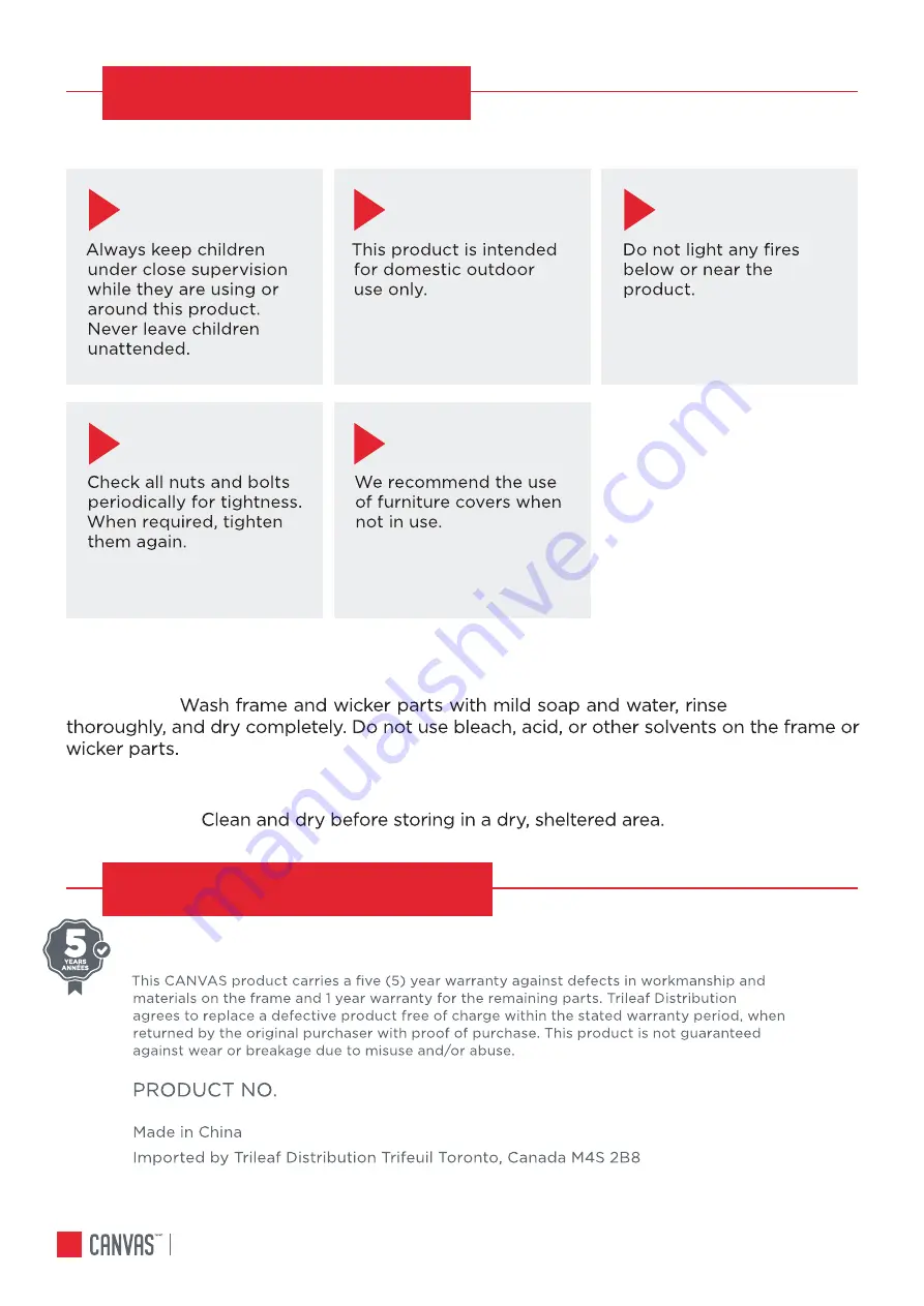 Canvas YD-004 Assembly Instructions Manual Download Page 13