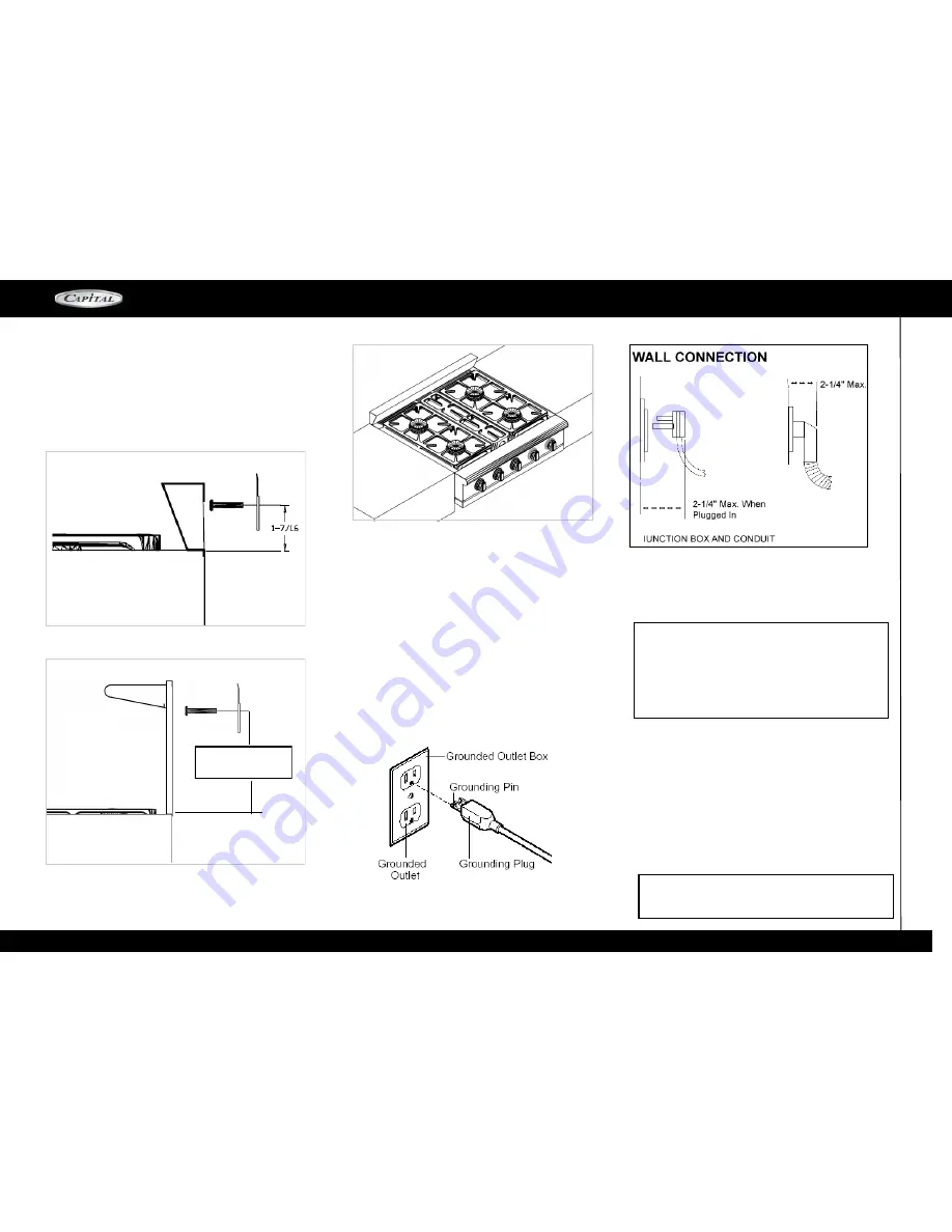 Capital LMCR304 Use And Care & Installation Manual Download Page 37