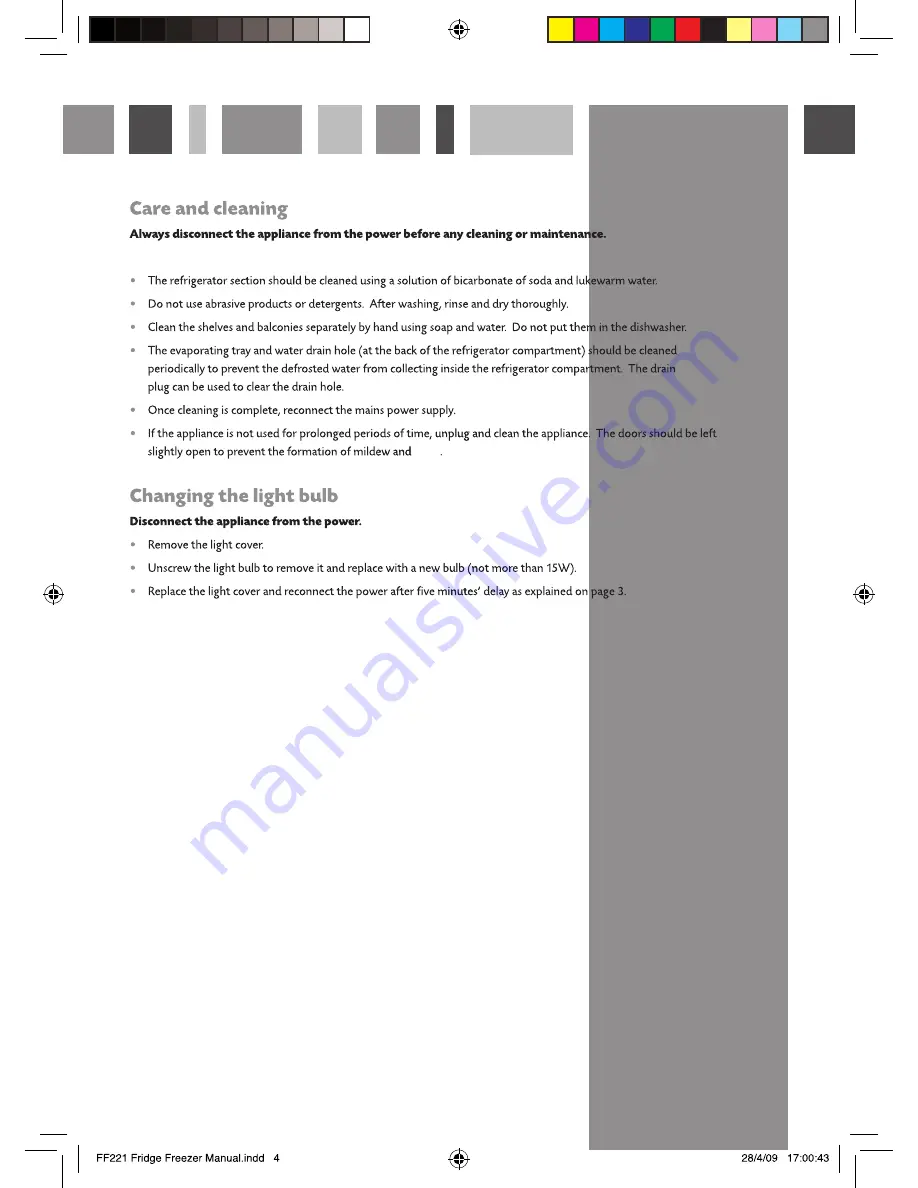 Caple RBL3 Скачать руководство пользователя страница 4