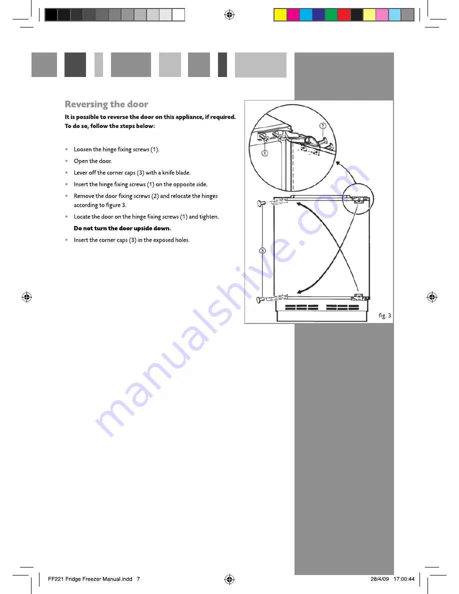 Caple RBL3 Instruction Manual Download Page 7