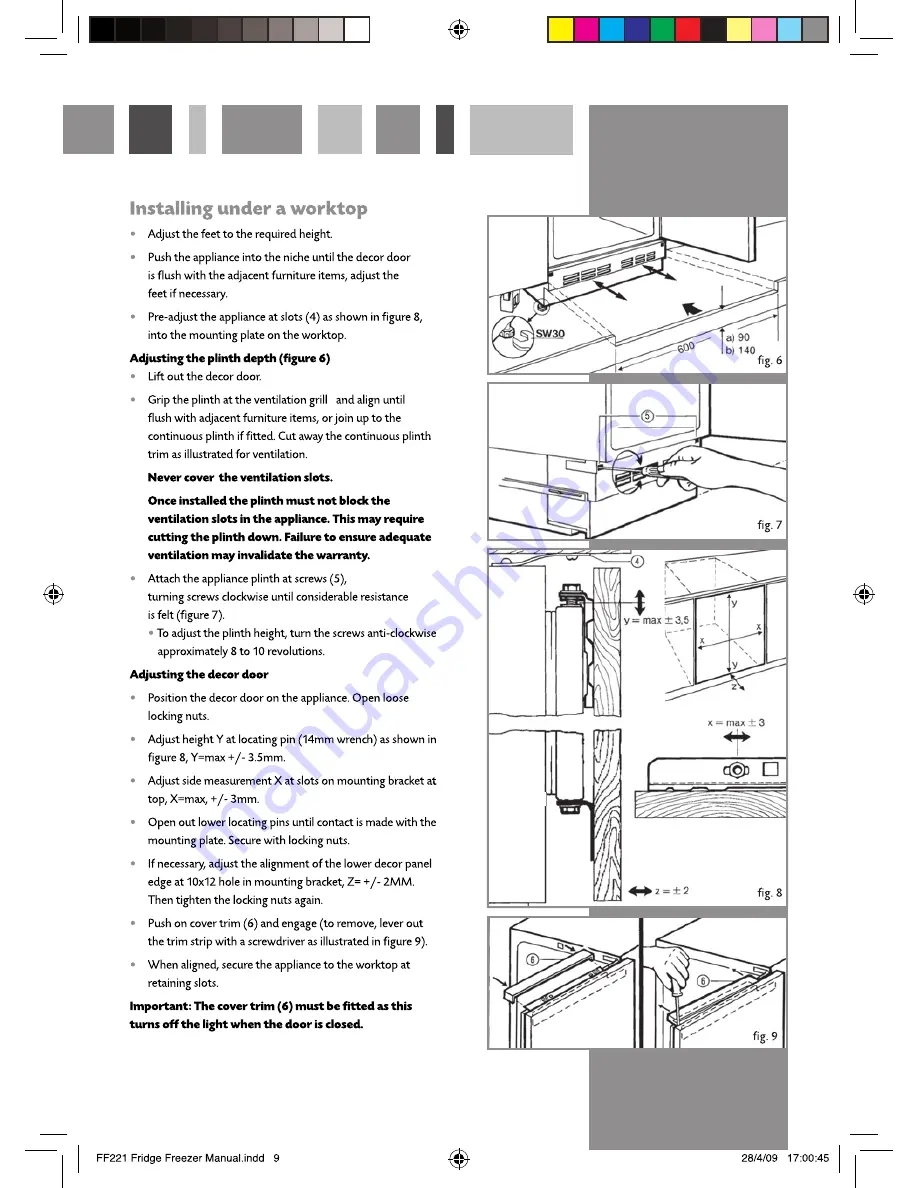 Caple RBL3 Instruction Manual Download Page 9