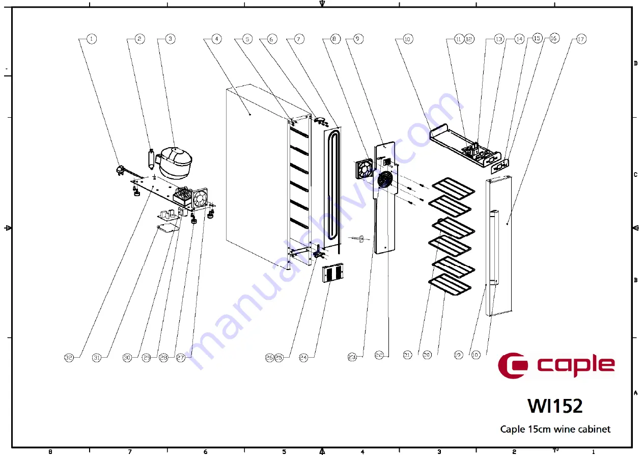 Caple WI152 Technical Information Download Page 2