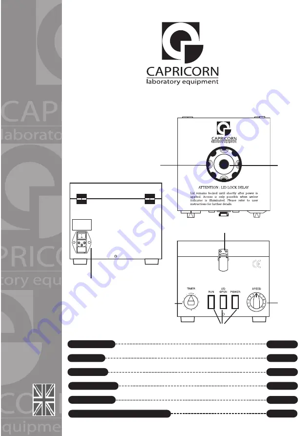 Capricorn CEP 2000 Operating Instructions Manual Download Page 2