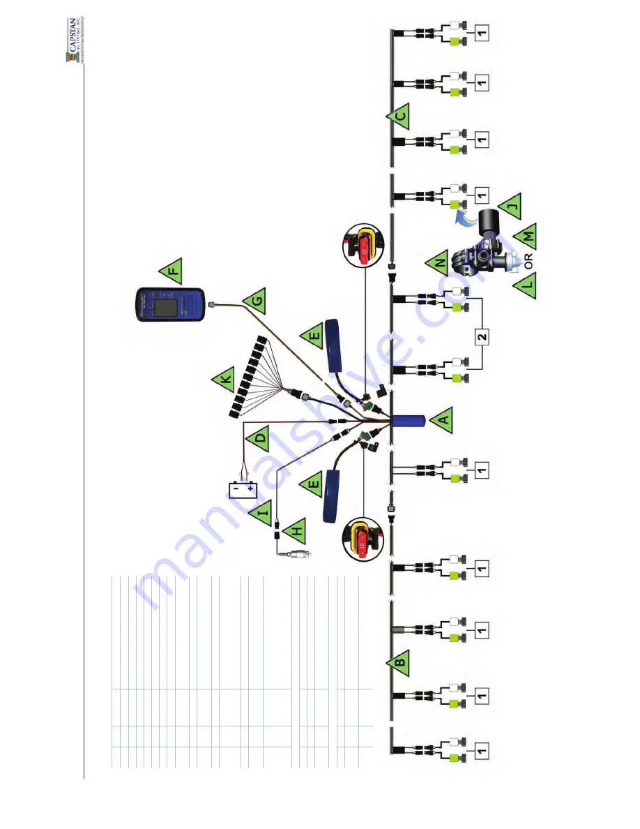 Capstan Turf Sprayer Edition SharpShooter With Rate Sync Operator And  Maintenance Manual Download Page 89