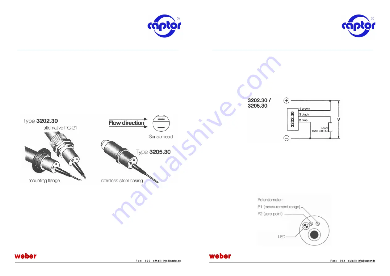 CAPTOR vent-captor 3202.30 Installation And Adjustment Instructions Download Page 2