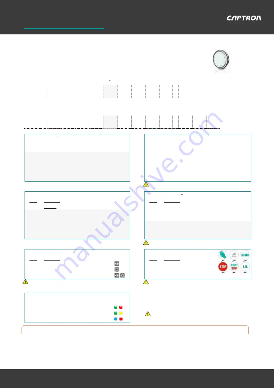 Captron SENSORswitch CHT3-F Series Скачать руководство пользователя страница 2