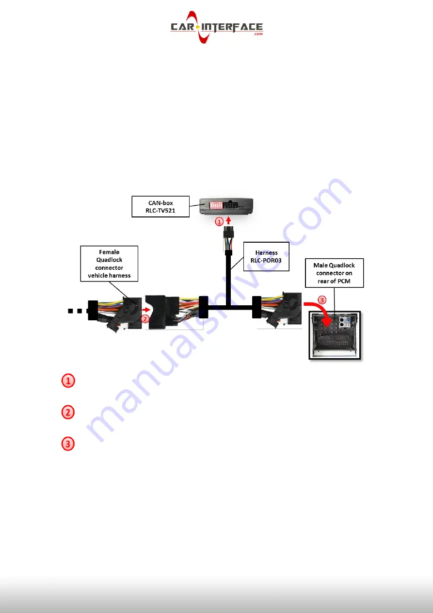 Car-Interface CI-RL-PCM3-TF Скачать руководство пользователя страница 6