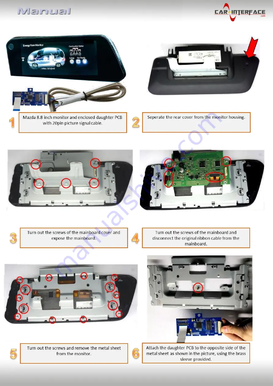 Car-Interface CI-RL4-MZD88 Manual Download Page 9