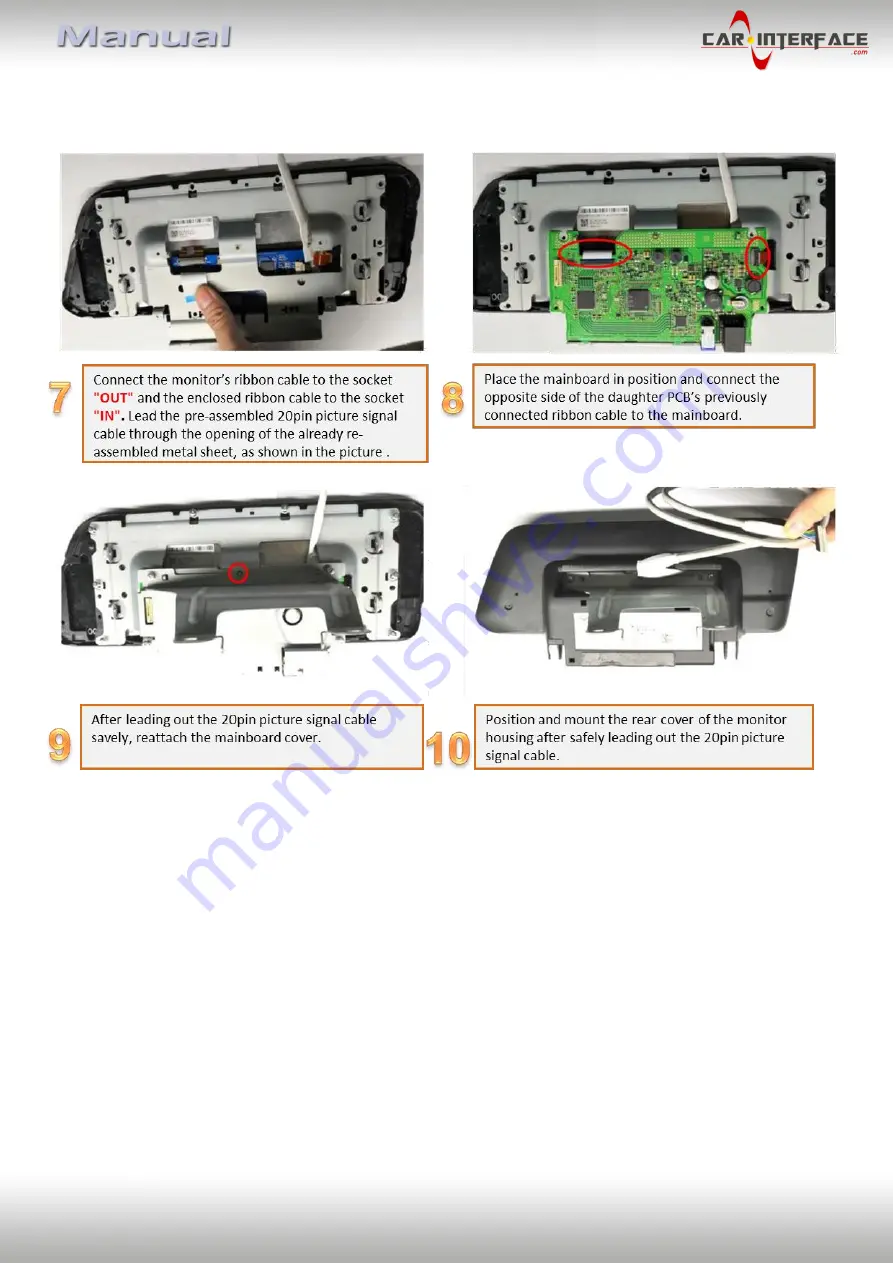 Car-Interface CI-RL4-MZD88 Manual Download Page 10