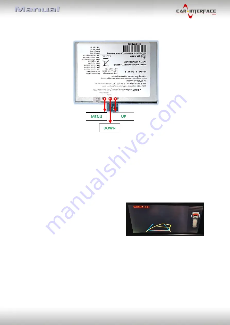 Car-Interface CI-RL4-NAC12 Manual Download Page 22