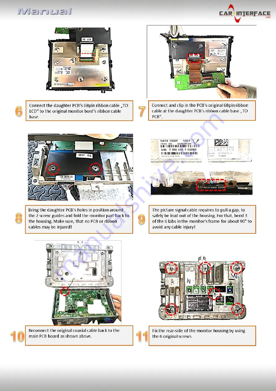 Car-Interface CI-RL4-UCON8-CP Manual Download Page 12