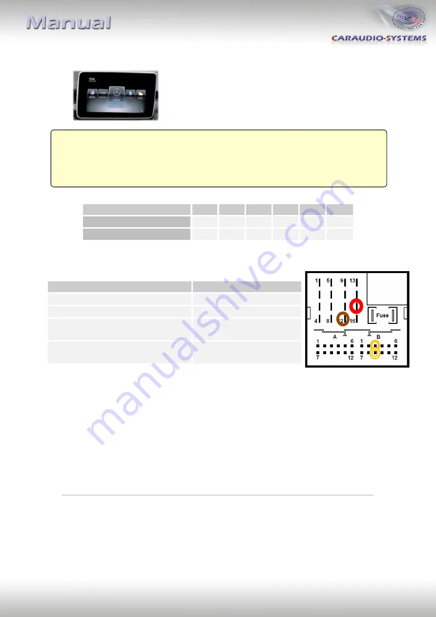 Car-Interface CI-TF-U500 Manual Download Page 37