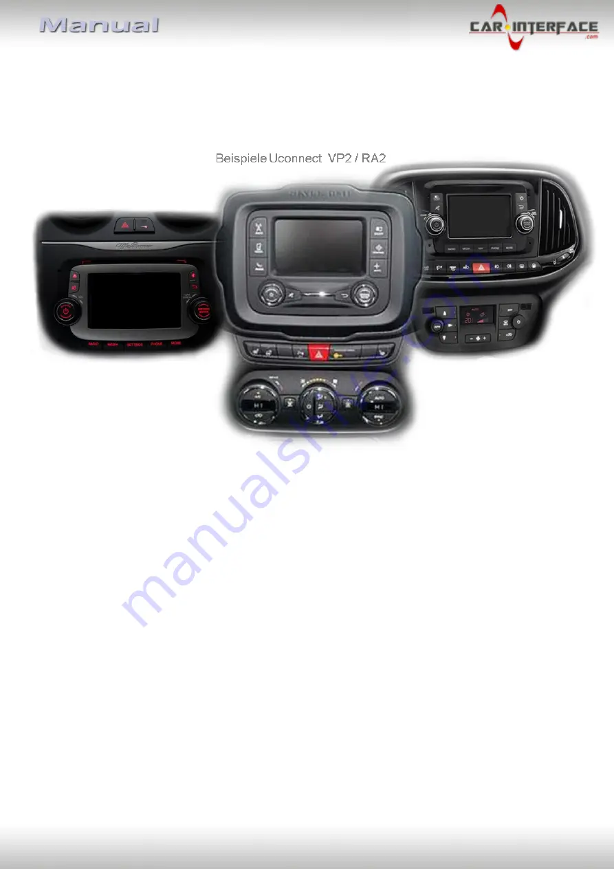 Car-Interface CI-UCON5N Manual Download Page 1