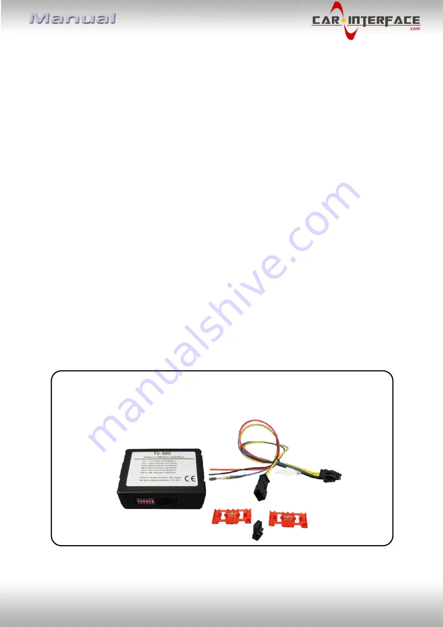 Car-Interface TV-Free CI-TF-NTG3 Manual Download Page 2