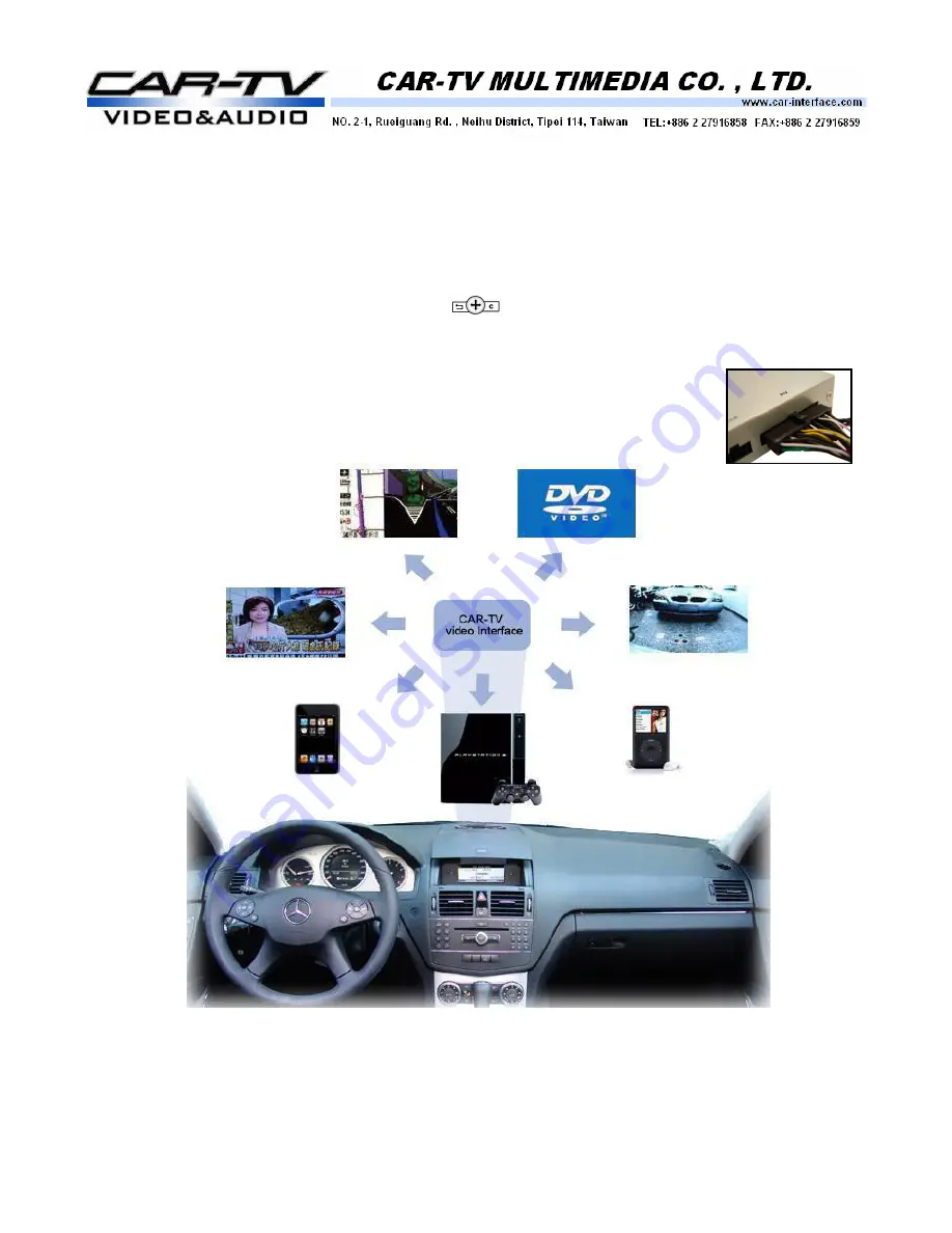 Car-Tv MBZ-324 User Manual Download Page 14