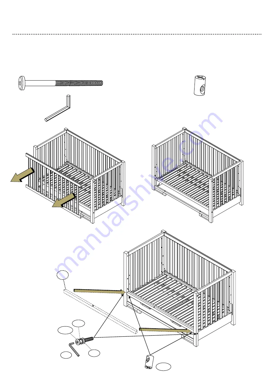 caramia furniture AMBRY CONVERTIBLE CRIB Скачать руководство пользователя страница 12