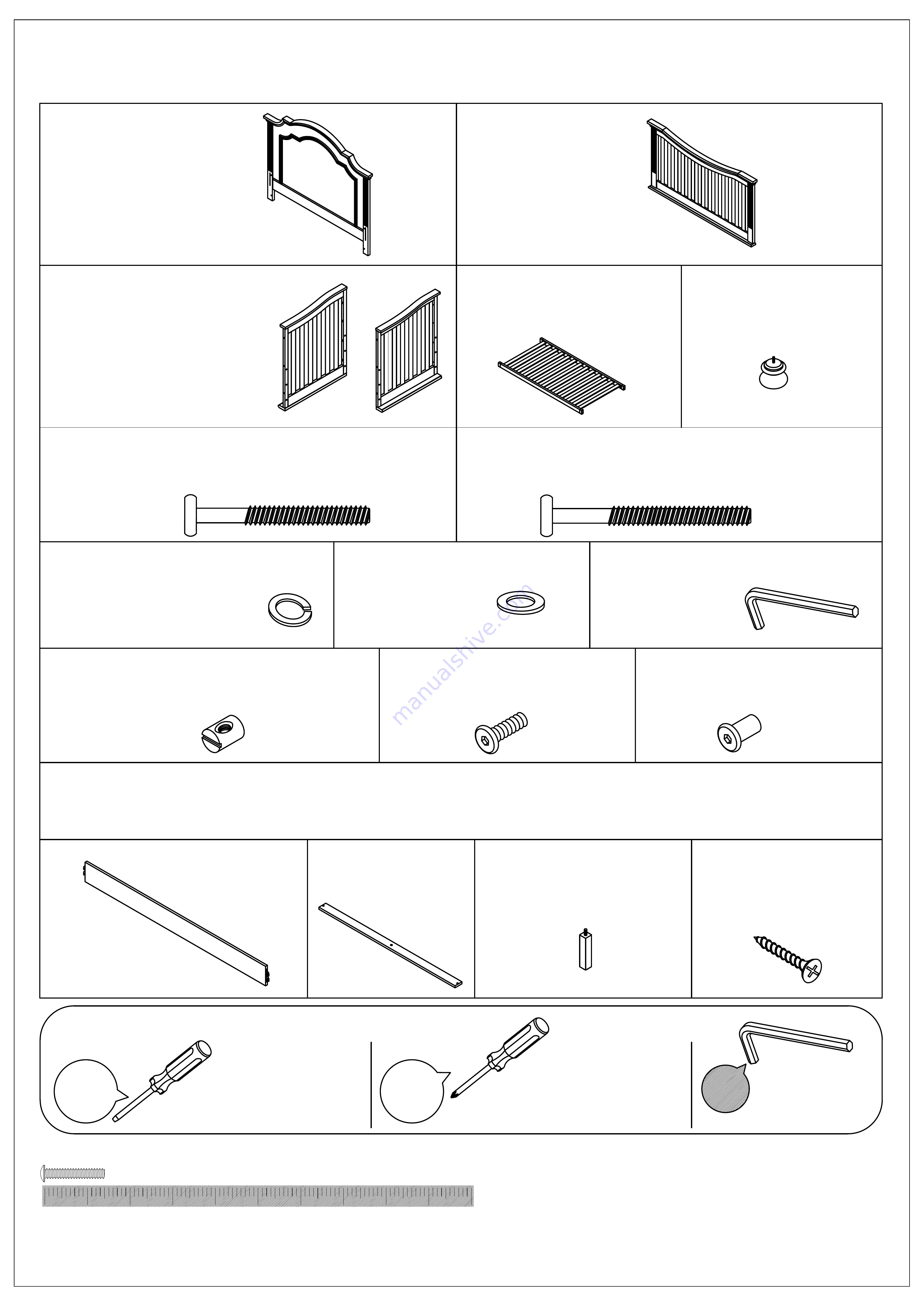 caramia furniture BLAIR CRIB 3-1 CONVERTIBLE Скачать руководство пользователя страница 5