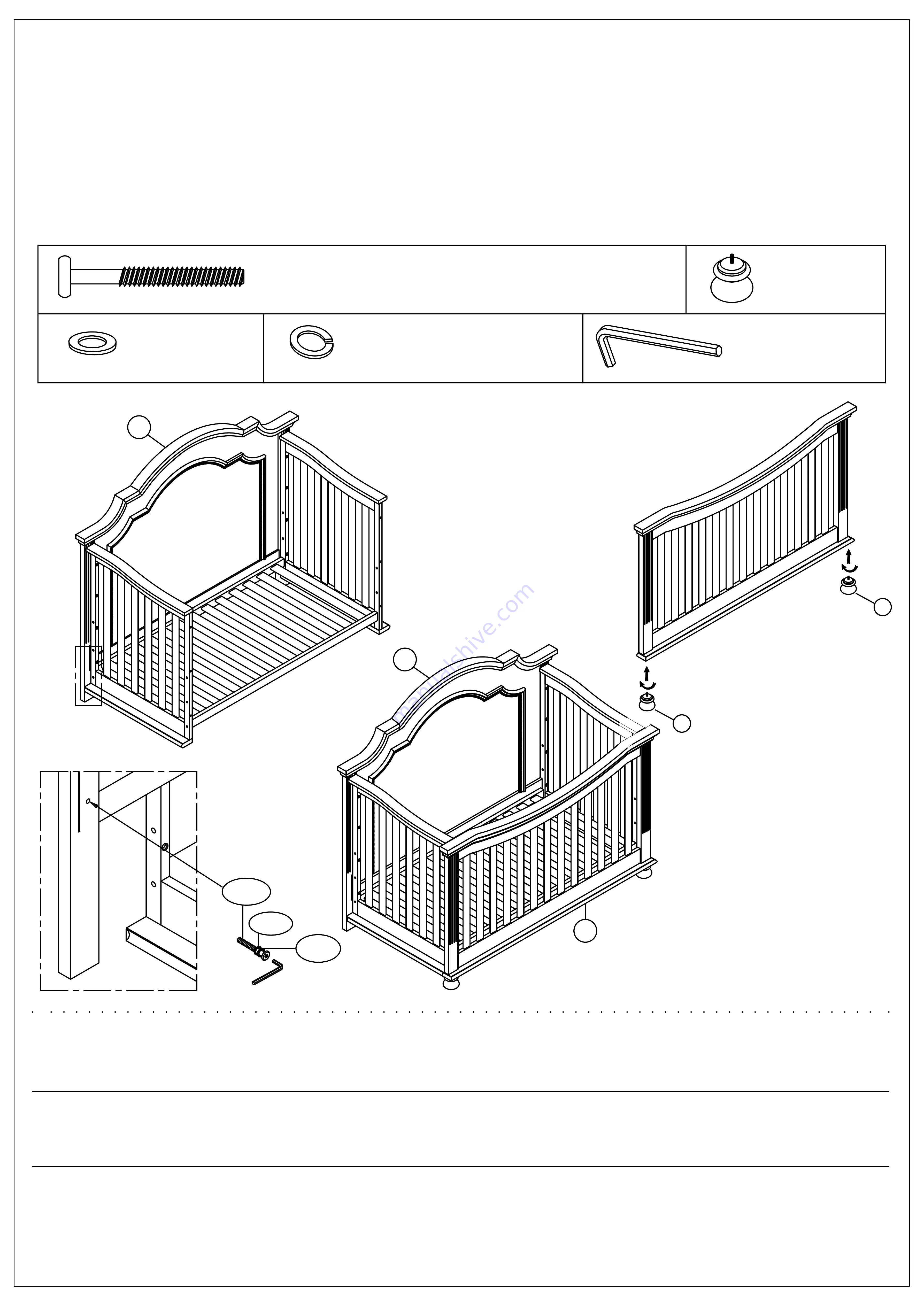 caramia furniture BLAIR CRIB 3-1 CONVERTIBLE Скачать руководство пользователя страница 7