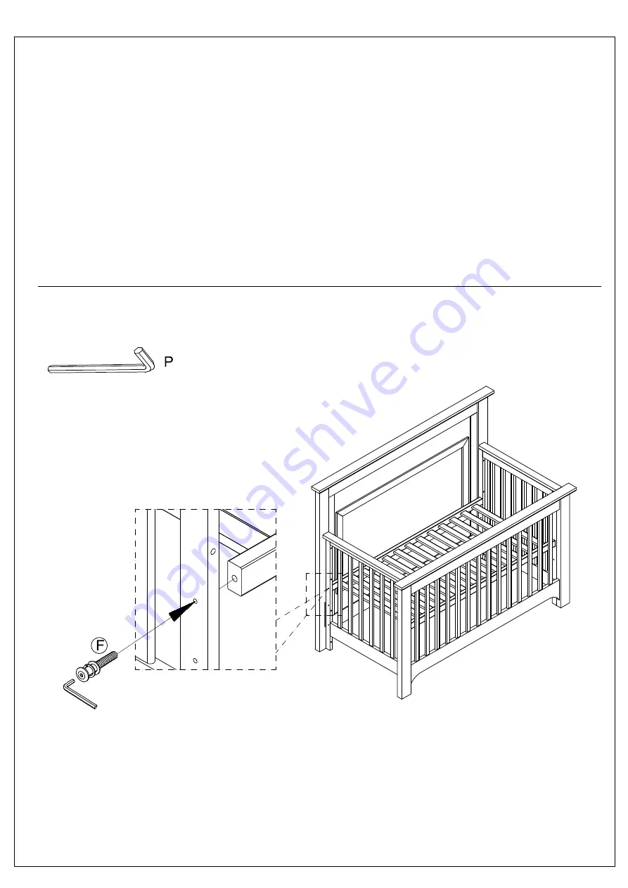 caramia furniture CHELSEA CONVERTIBLE CRIB Скачать руководство пользователя страница 5