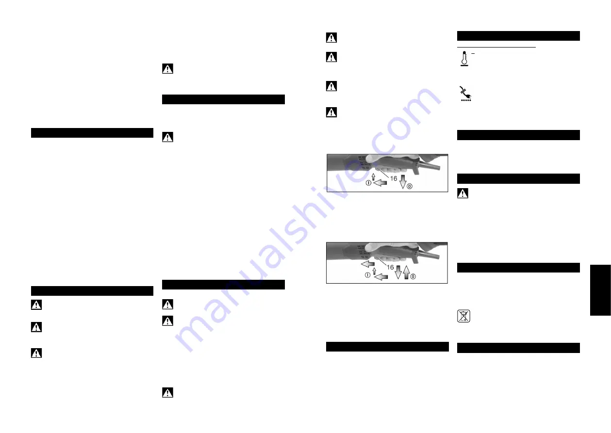 Carat DUSTEC RG-125 Instructions For Use Manual Download Page 18