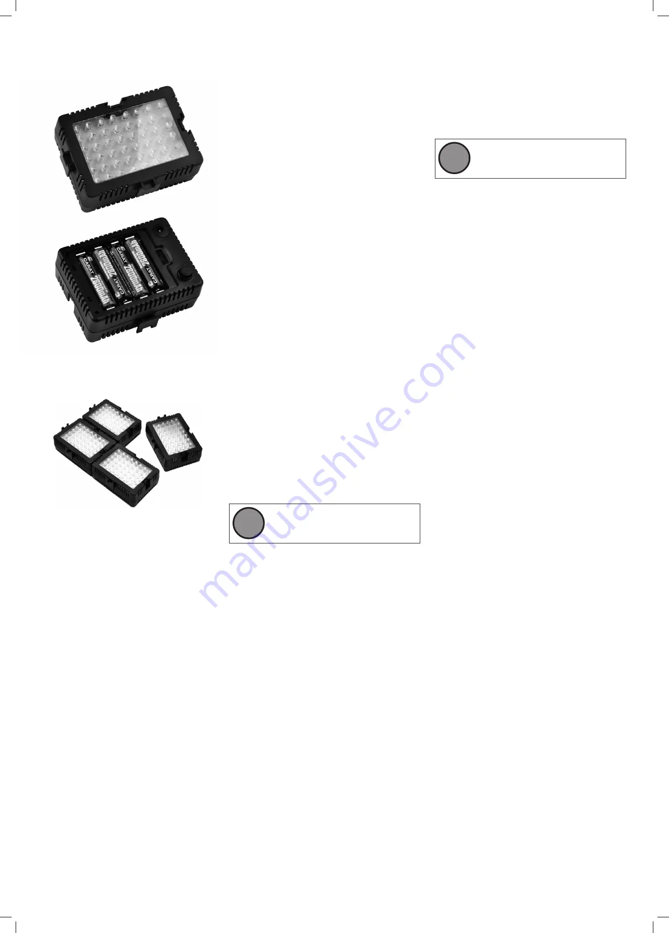 Carat LED-48CL Quick Start Manual Download Page 1