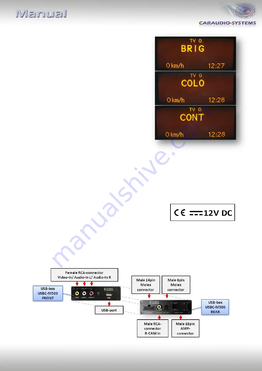 Caraudio-Systems USB-C25 Скачать руководство пользователя страница 13