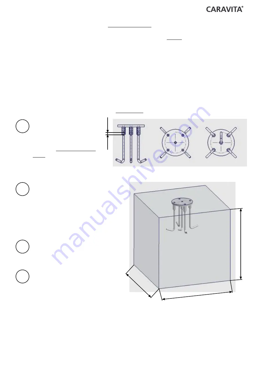 CARAVITA BBK Handling Instructions Manual Download Page 4