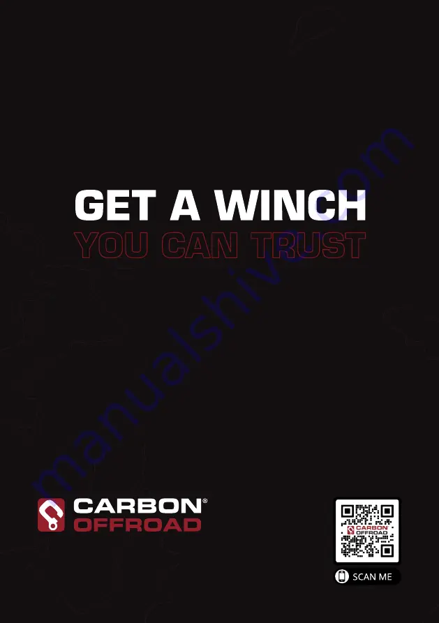 CARBON OFFROAD CARBON WINCH User Manual Download Page 14